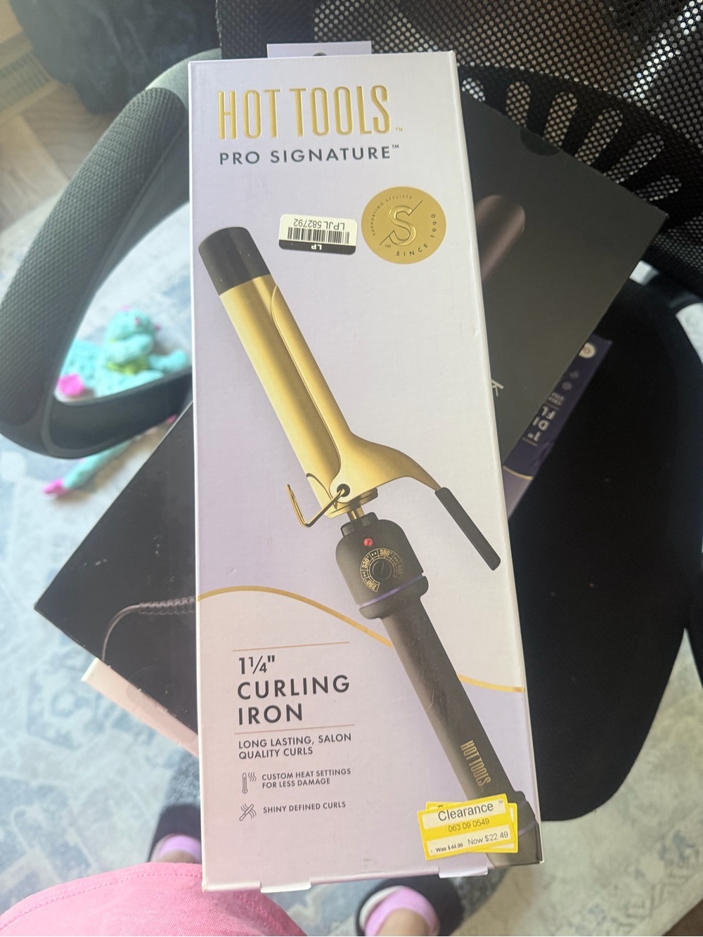 Hot Tools 24k Pro Signature 1¼" Curling Iron - Gold